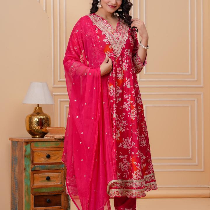 FROCK SUIT WITH DUPATTA