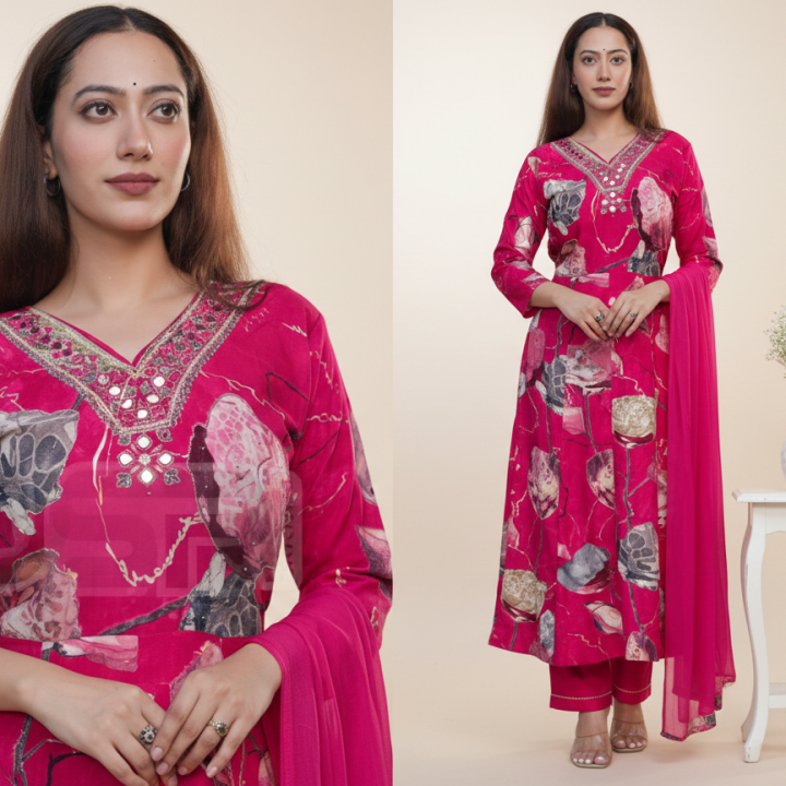 FROCK SUIT WITH DUPATTA