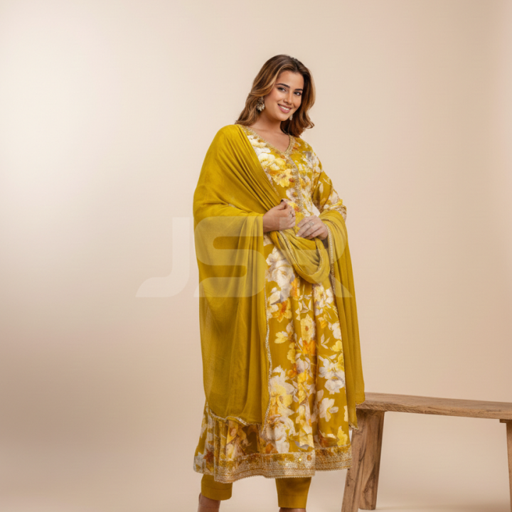 FROCK SUIT WITH DUPATTA