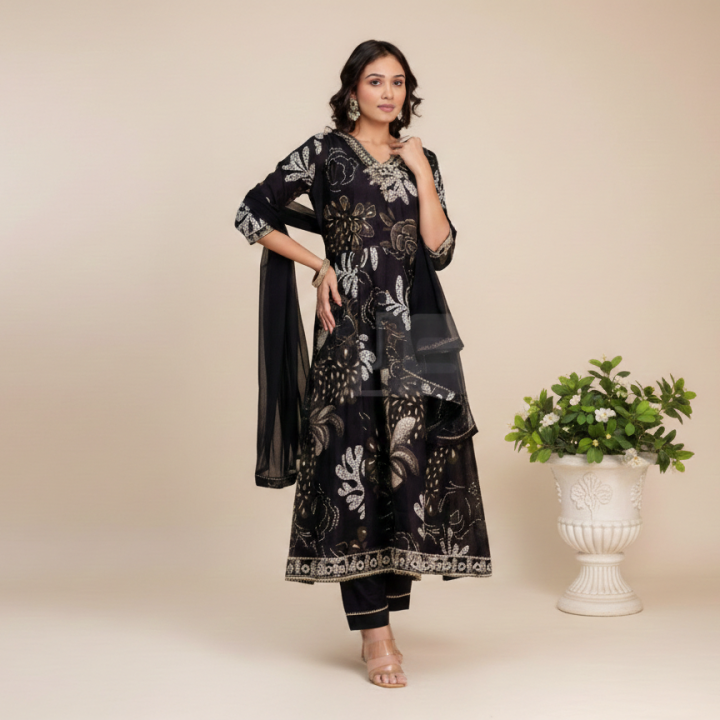 FROCK SUIT WITH DUPATTA