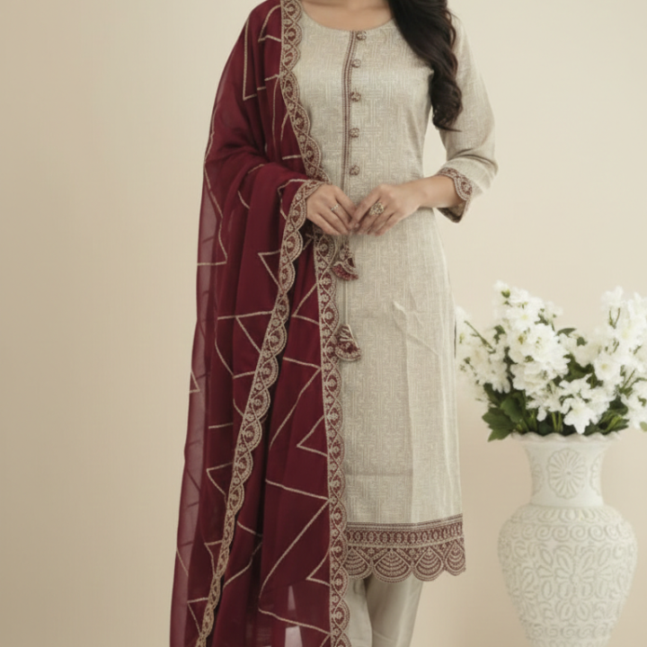 SUIT SET WITH DUPATTA