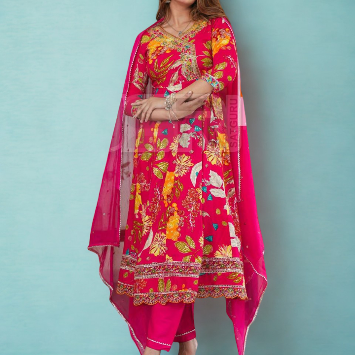 FROCK SUIT WITH DUPATTA