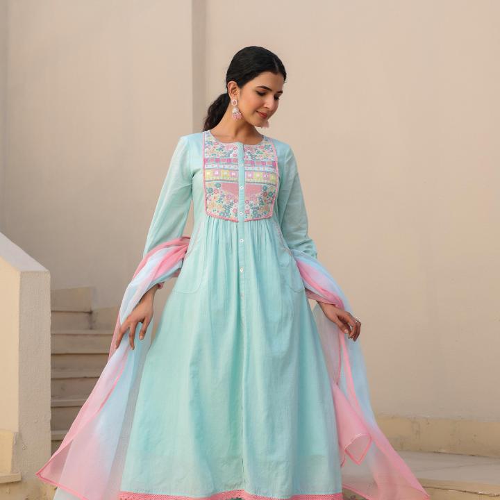 FROCK SUIT WITH DUPATTA