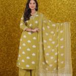 Beautiful Printed Suit With Dupatta